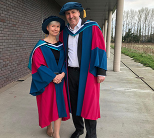 Image for SCAFT staff members conferred with PhDs.